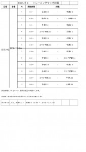 8/30 牛津遠征 U-11・10.