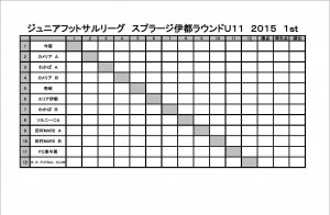 ジュニアフットサルリーグ U-11