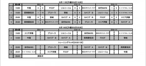 9/18 ジュニアフットサル 最終節