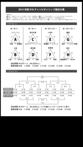 3/5・6 U-10チャンピオンシップ